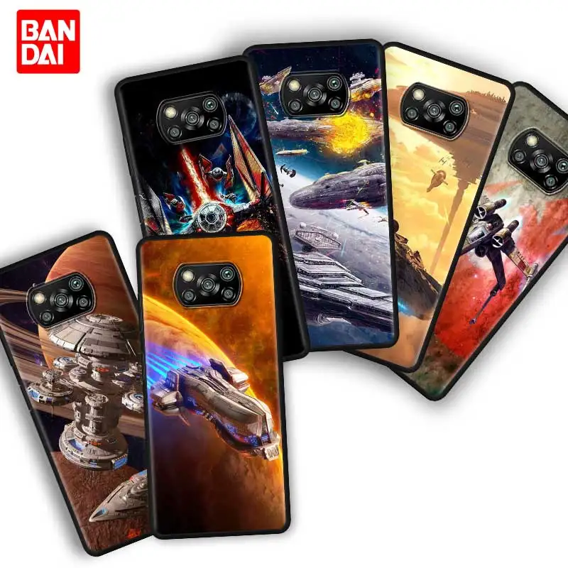 

Cool Star Space Ship Wars Case for Xiaomi Poco X3 NFC F3 M3 11t 11 Lite Ultra Redmi Note 10s 10t Pro Plus 5G Soft Cover Silicone