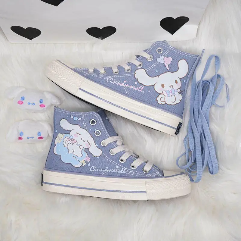Original Laurel Dog High Top Canvas Shoes 2021 Summer Women Shoes Japanese Female Harajuku Style Female Student Canvas Sneakers high top white black converse design summer style sea beach sunshine palm tree surfing unique canvas sneakers