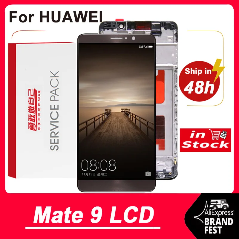 100% протестированный 5 1 дюймовый дисплей с заменой рамки для Huawei P10 ЖК-дисплей