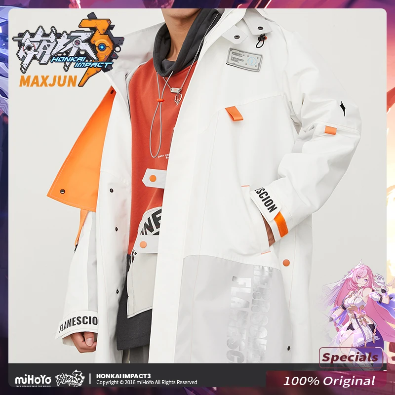 

Honkai Impact 3 Original Game Derivatives Herrscher of Flamescion themed trench coat jacket Flame Lawyer Series couple