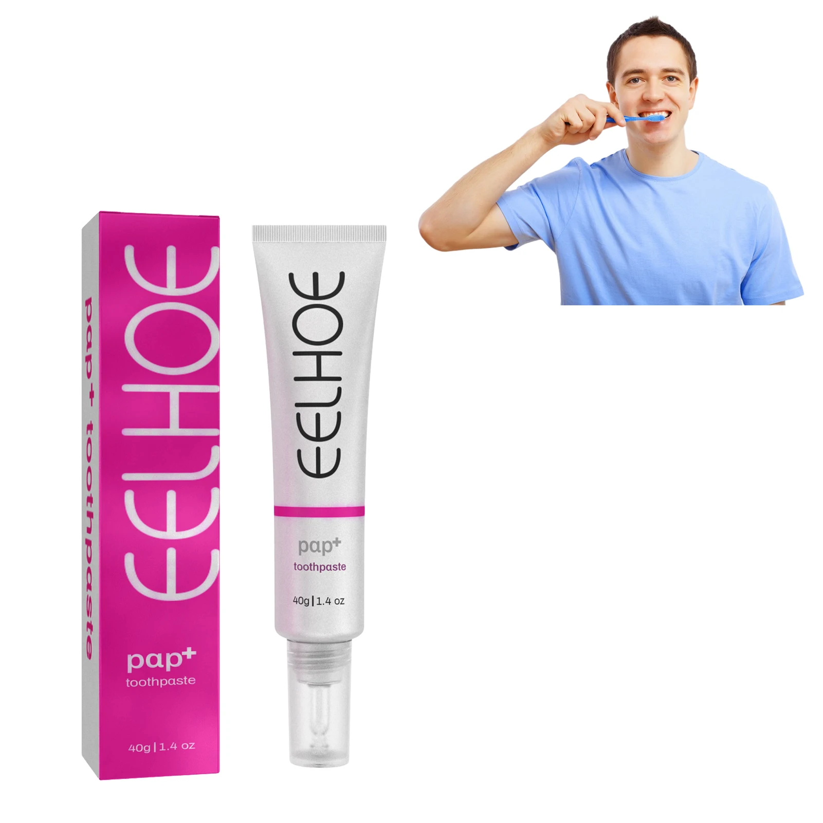 

Whitening Toothpaste Fresh Breath Bright White Anti-cavity Toothpaste Removes Tough Stains From Coffee Smoking Wine Extra Fresh