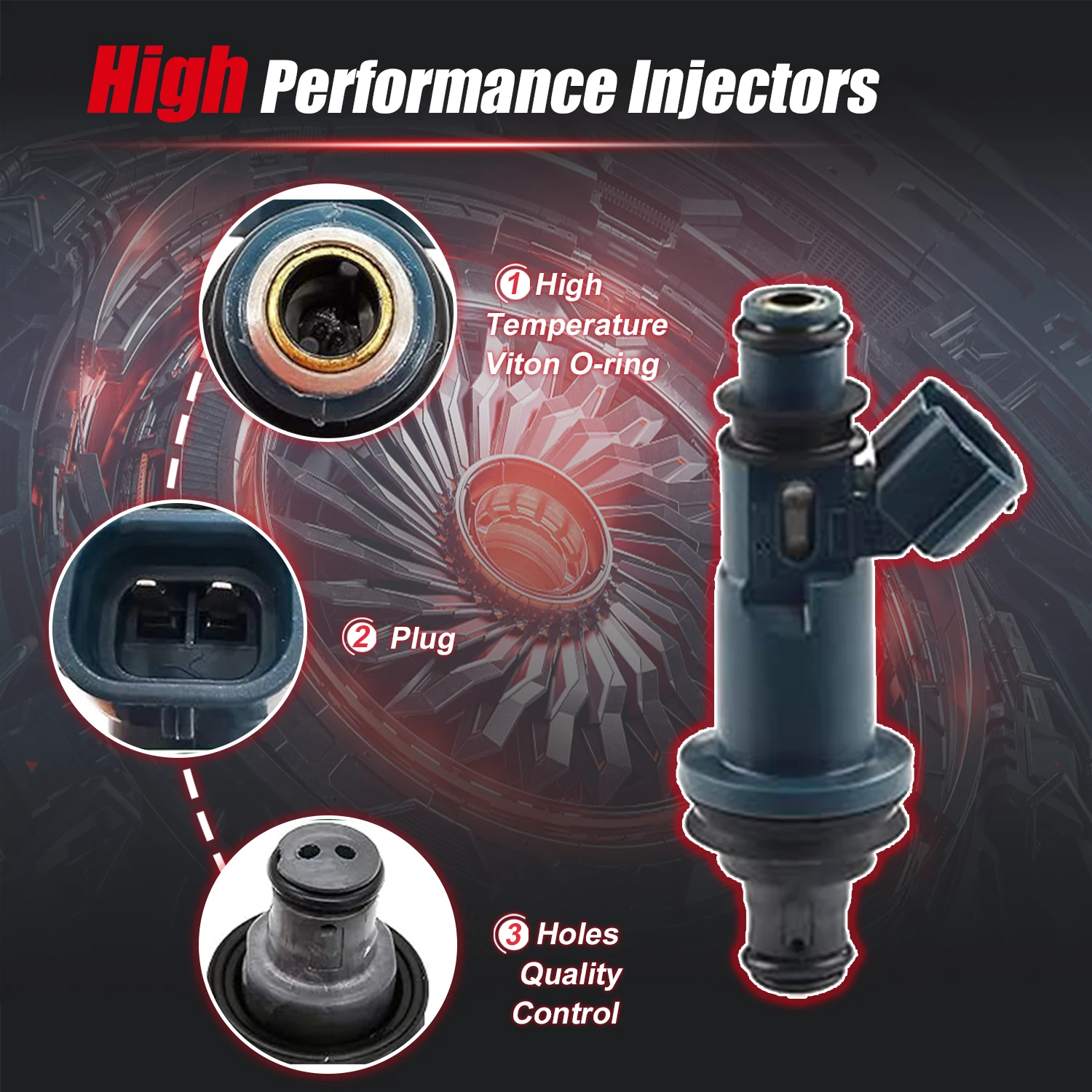 Новый топливный инжектор 23250-20020 для Toyota Avalon Highlander Solara Sienna Lexus ES300 RX300 3.0L FJ333 23209-20020