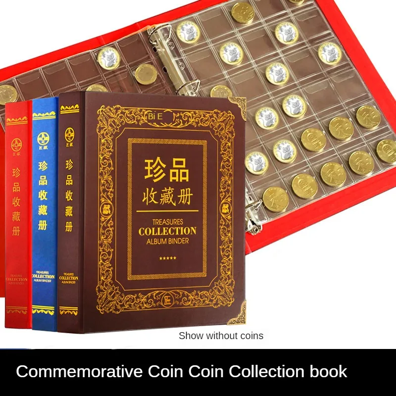 

510 Pockets Album for Coins Collection Book Home Decoration Photo Album Coin Album Holders Collection Book Scrapbook