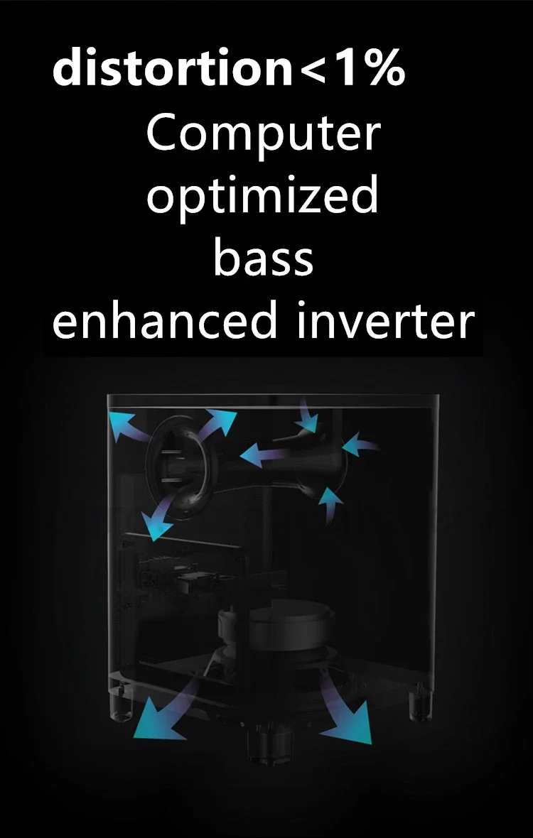 Fengmi сабвуфер 2.1 домашний аудио бас-динамик для системы домашнего кинотеатра