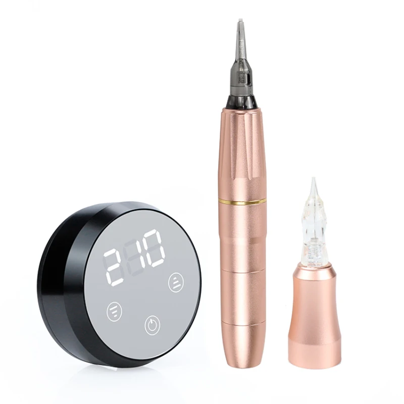 

wireless tattoo machine pen kit, eyebrow tattoo pen rechargeable battery for tattoo body art use universal