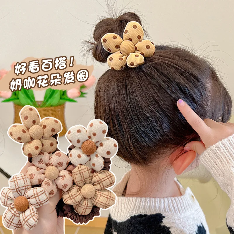 

Hair Accessories for Girls Elastique Cheveux Fille Kids Lacos De Cabelo Infantil New Ties Bandeau Bebe Fille Rubber Band Korean