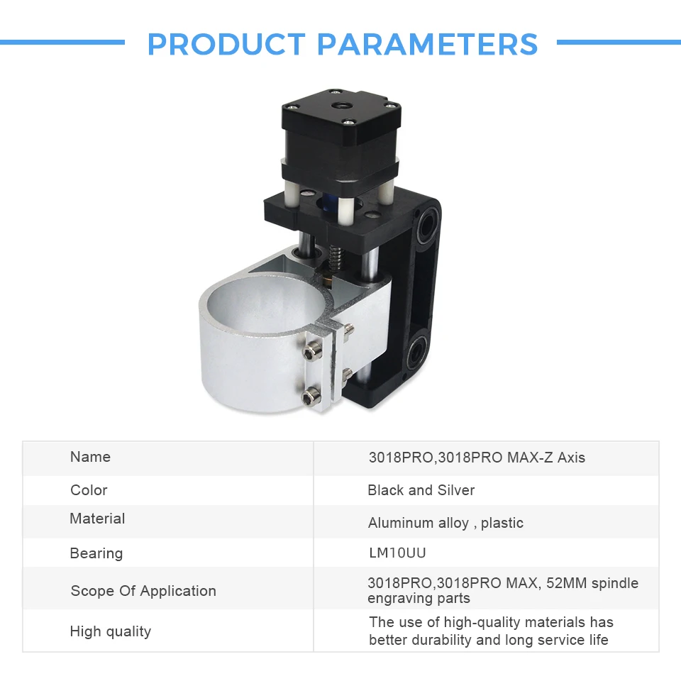 Daedalus CNC Z-Axis для гравировального Станка 3018 Pro 52 мм шпиндель аксессуары фрезерного