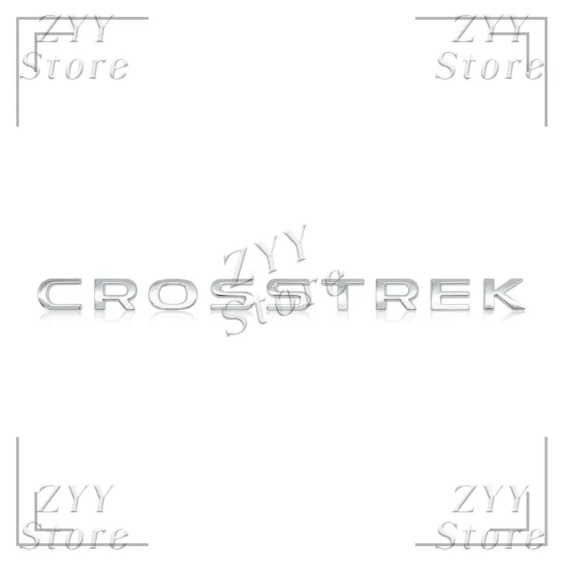 

3D металлические автомобильные буквы, логотип, эмблема кузова, задний бампер, значок багажника, наклейки, наклейки, аксессуары для Subaru CROSSTREK, автостайлинг, декор