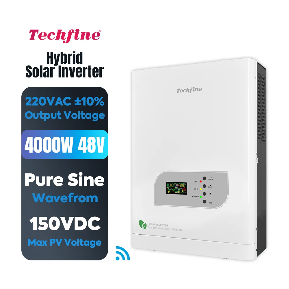 

Solar Inverter 4000w 5KVA 48v Solar Off-grid Pure Sine Wave Hybrid Inverter for Solar Energy System