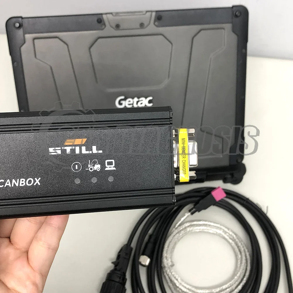 Фото Ноутбук v110 для STILL CANBOX USB (OEM) 50983605400, интерфейс CANBOX для погрузчиков с программным обеспечением STED V8.21 №1