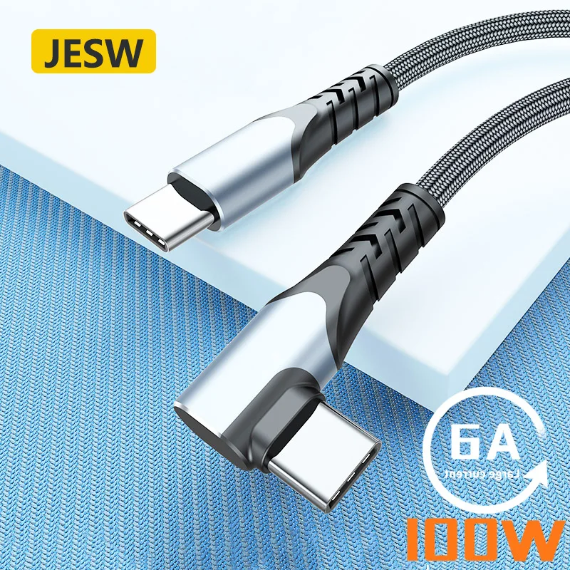 

JESW 100W USB Type C To USB C Cable USB-C PD Fast Charging Charger For Macbook Samsung Xiaomi Type-C USBC Cable 3M