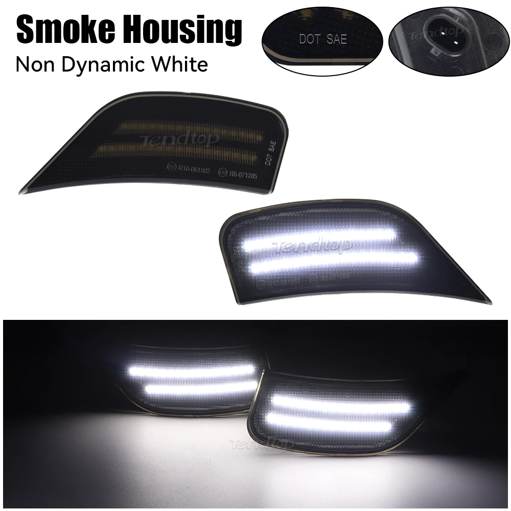 

Светодиодный боковой габаритный фонарь с дымчатыми линзами для Chevrolet Tahoe Suburban Cadillac Escalade ESV GMC Yukon, переднее крыло 2021 2022 2023