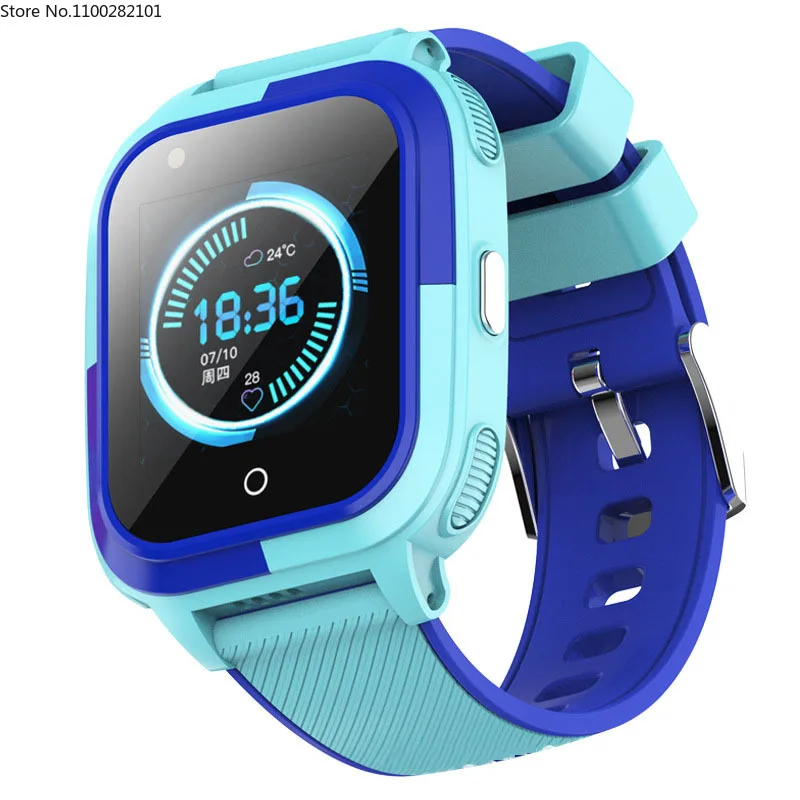 smart watch for kids water proof silicone wristband phone watch sos emergency call card can be inserted children birthday gift a free global shipping