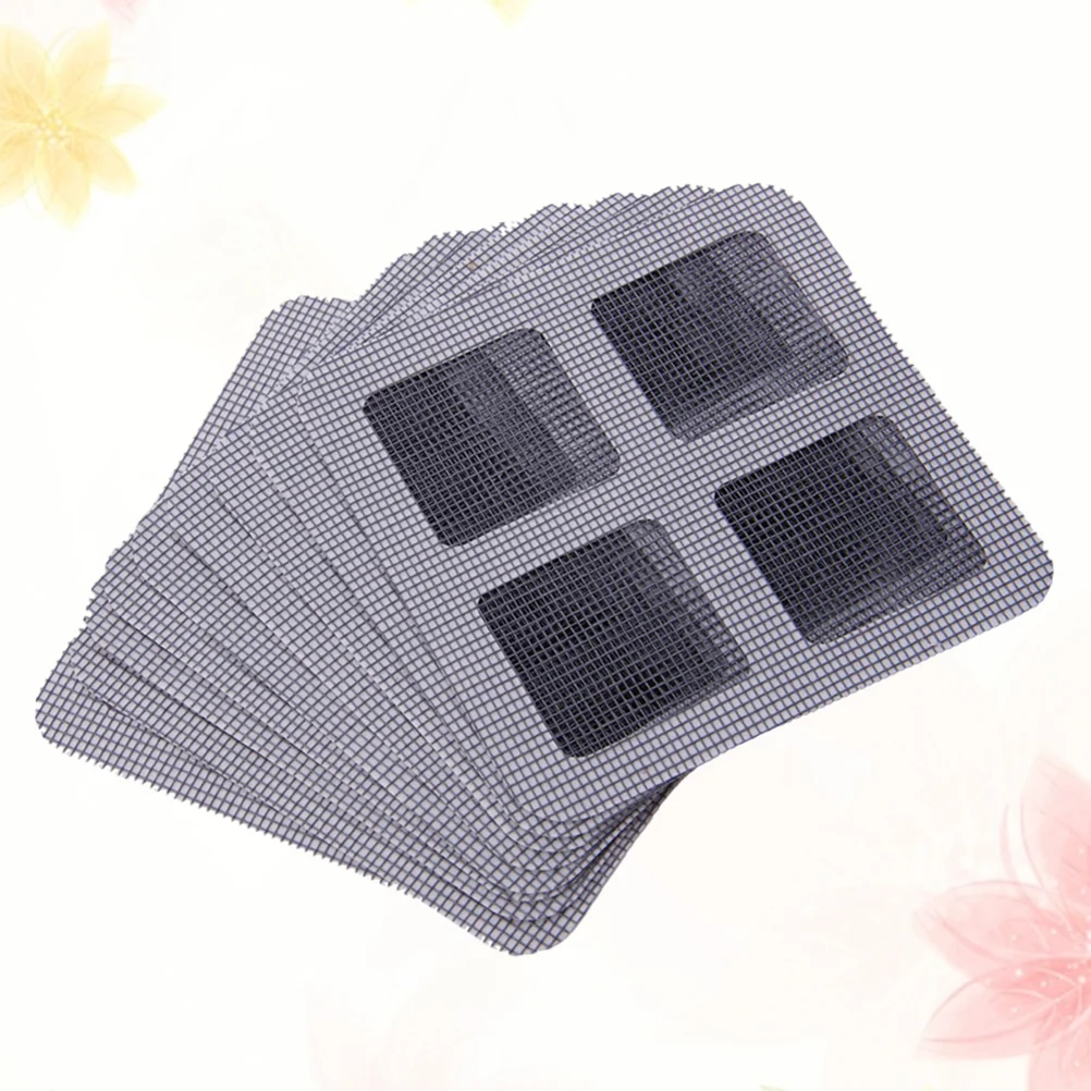 

21 Pcs Alr Screen Window Patch Repairing Net Velum Self-Adhesive Stickers Household