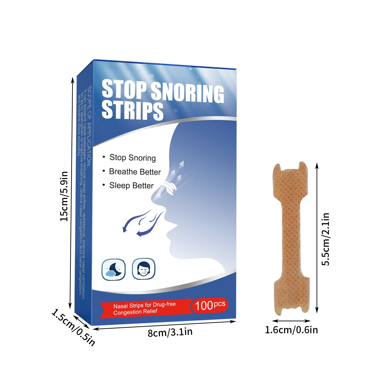 Пластырь назальный с вентиляцией 26 шт