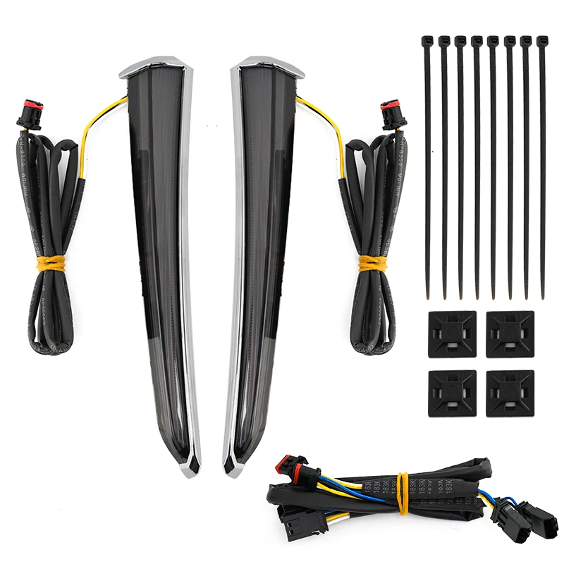 

Ходовые огни для мотоцикла, задняя обтекатель, поворотник, лампа ABS для Harley Touring Road Street, светодиодный FLHR 2014-up