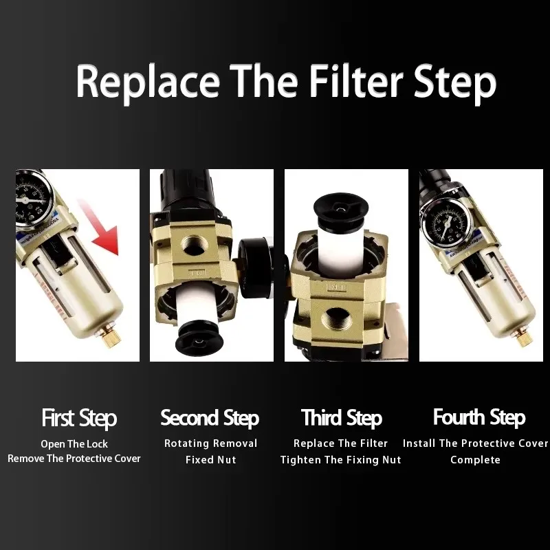 AW2000 AW3000 AW4000 AW5000 Пневматический фильтр-регулятор воздуха пневматический клапан