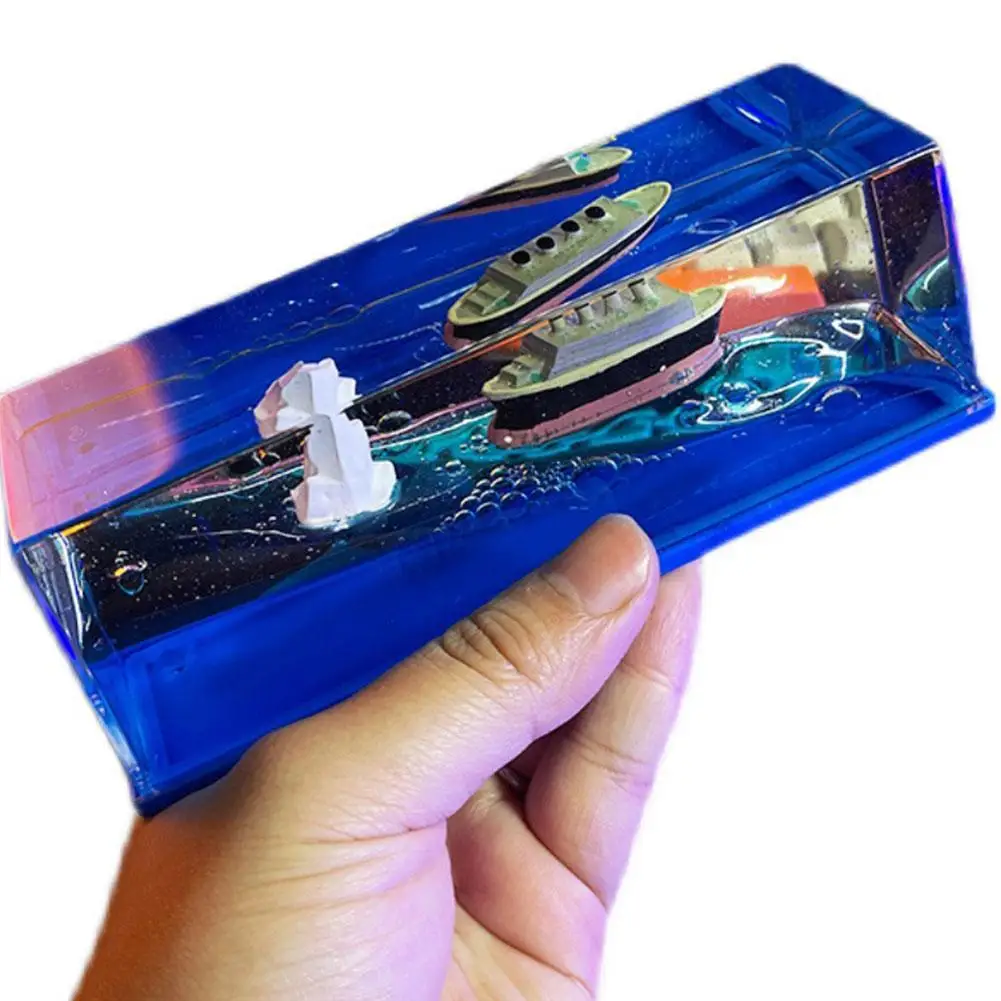 

Unsinkable Ship Cruise Liquid Drift Bottle Creative Home Desktop Decoration Desk Decoration Fairy Garden Room Decor Home Decor