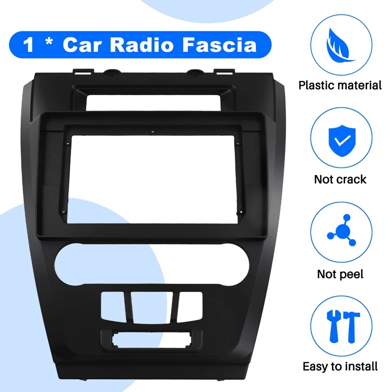 10 1 автомобильный радиоприемник Рамка адаптер для FORD FUSION 2009-2012 2 Din Dash Android Mp5 Панель