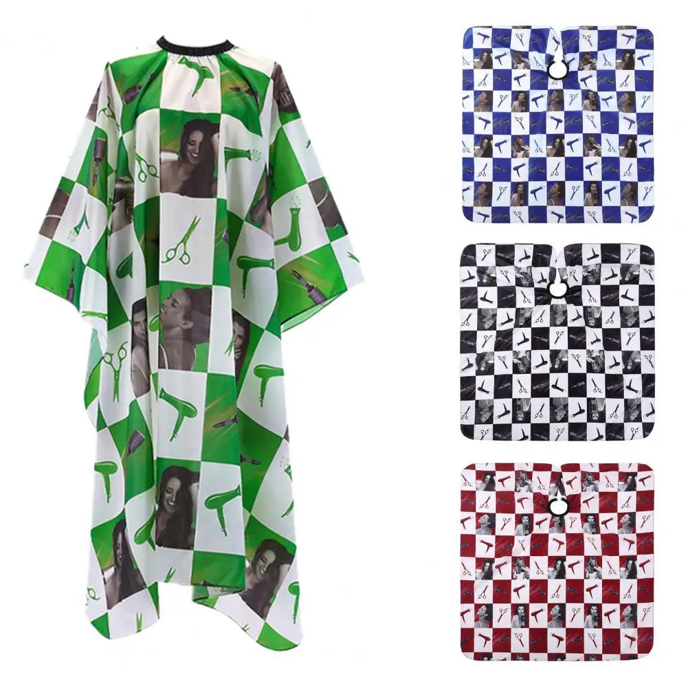 

Salon Cape Stain Resistant Waterproof Hairdressing Tool Salon Designer Hair Cutting Cape with Hair Dryer Pattern