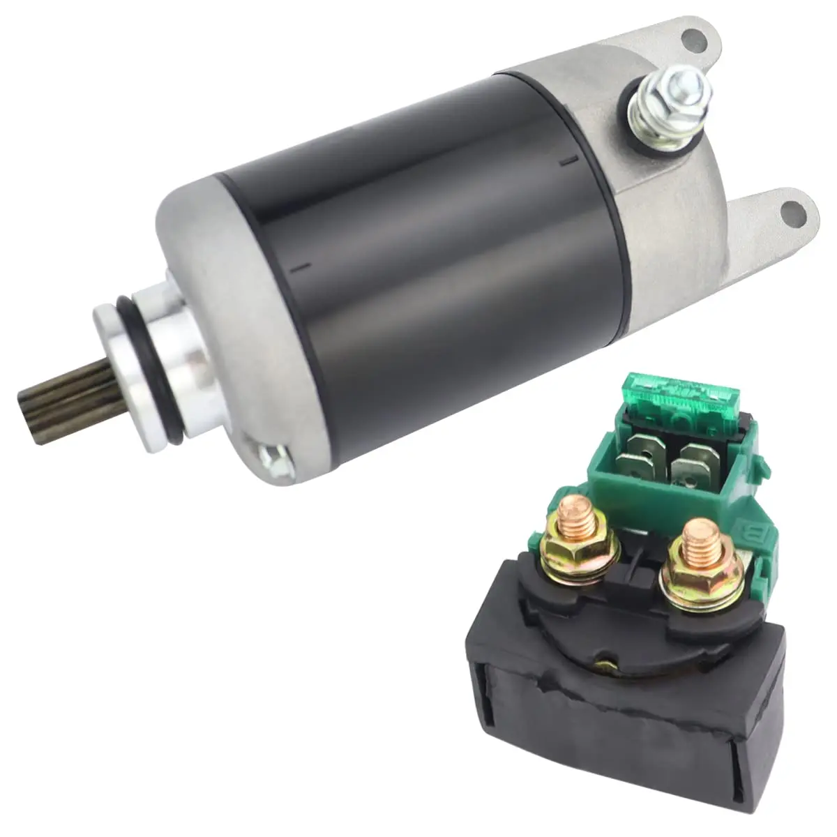 Стартер и реле для 1986-2012 Kawasaki Ninja 250R EX250 1988-1994 Устранитель 250 EL250 21163-1100 21163-1136 21163-1205