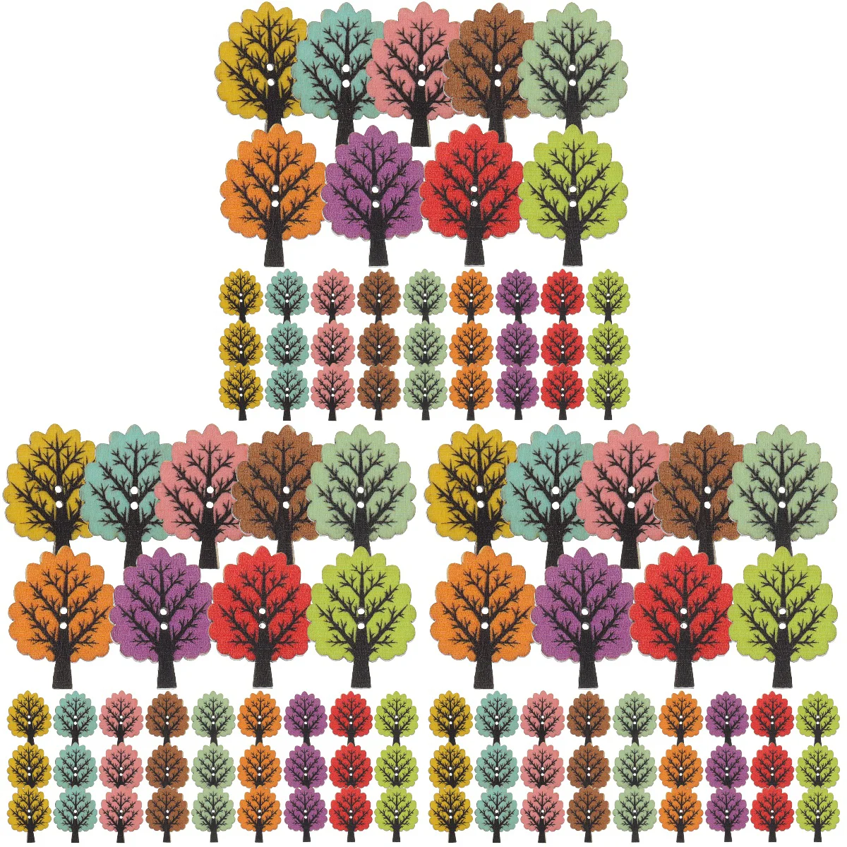 

Пуговицы с отверстиями Tree Life, изящные пуговицы для одежды, для шитья одежды своими руками, маленькие декоративные пуговицы для пальто