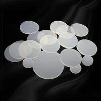 10 pcs silicon rubber solid round padround cakeshock absorption anti skid pad diameter 15100mmthickness 1 2 3 mm