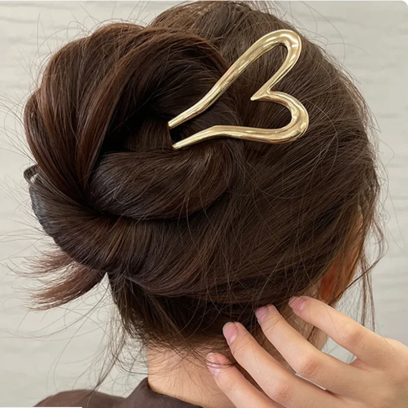 Металлические U-образные шпильки для волос
