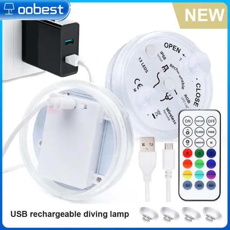 

Обновленная подводная лампа, погружное освещение с Usb, 13 светодиодов, для бассейна