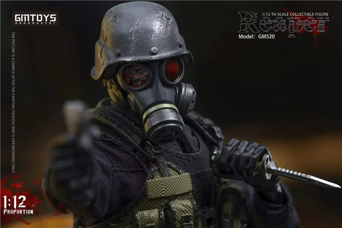 В наличии Gmtoys 1/12 Resident Evil 6-дюймовая фигурка Death Hunk Коллекционная модель игрушки