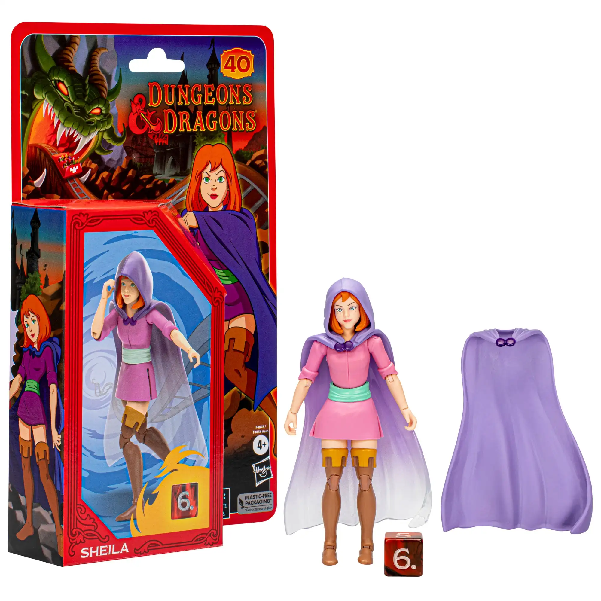 

In Stock Original Hasbro Dungeons & Dragons Cartoon Classics Sheila 6 Inch Action Figure Collectible Model Toy Plus