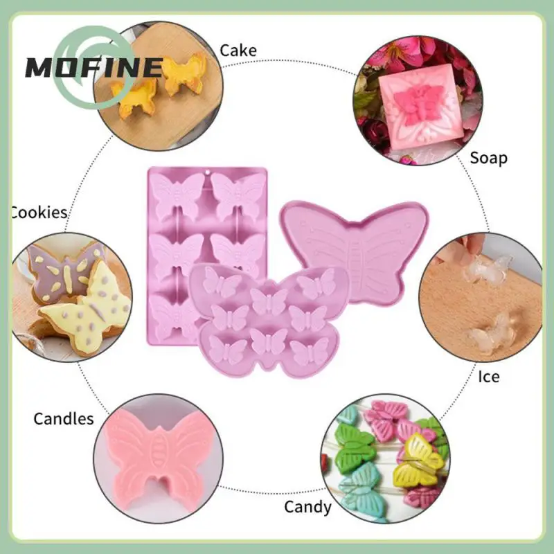 

High Temperature Resistance Silicone Jelly Stereo Mold Butterfly No Peculiar Smell Cake Mold Mold For Baking Silicone Molds Oven