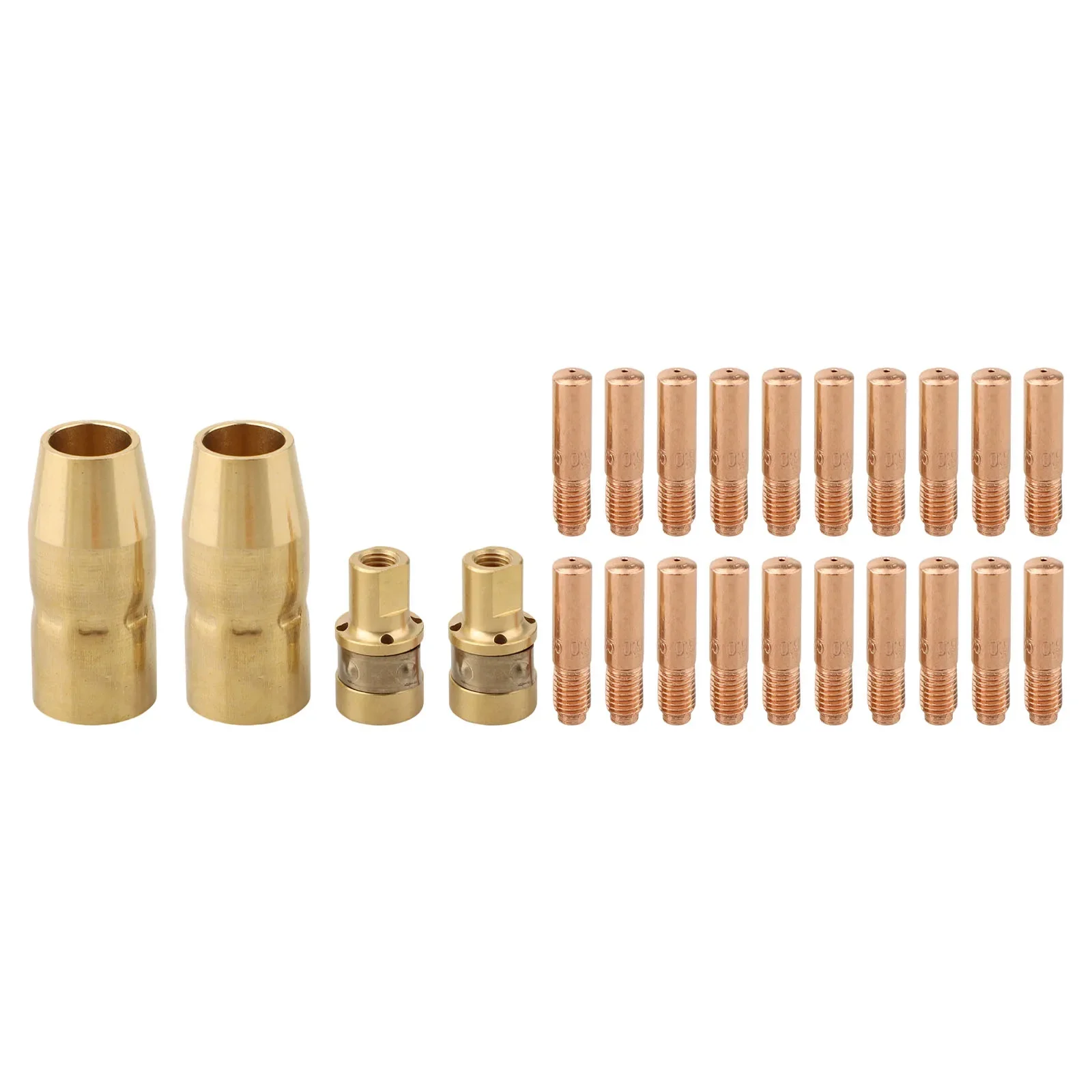 Фото Комплект горелок MIG для Miller M-100/150 и Hobart H-9/10 с медным соплом-диффузором, совместимый с YESWELDER. №4