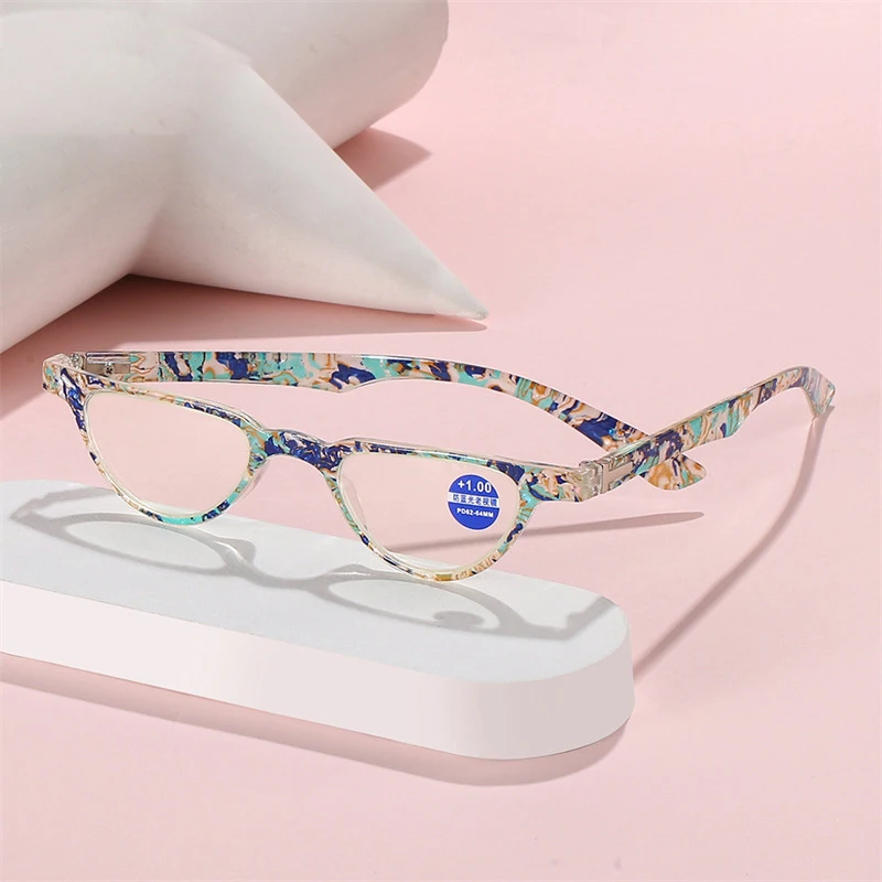 Маленькая оправа очки для чтения с защитой от синего света ультралегкие Бумажные