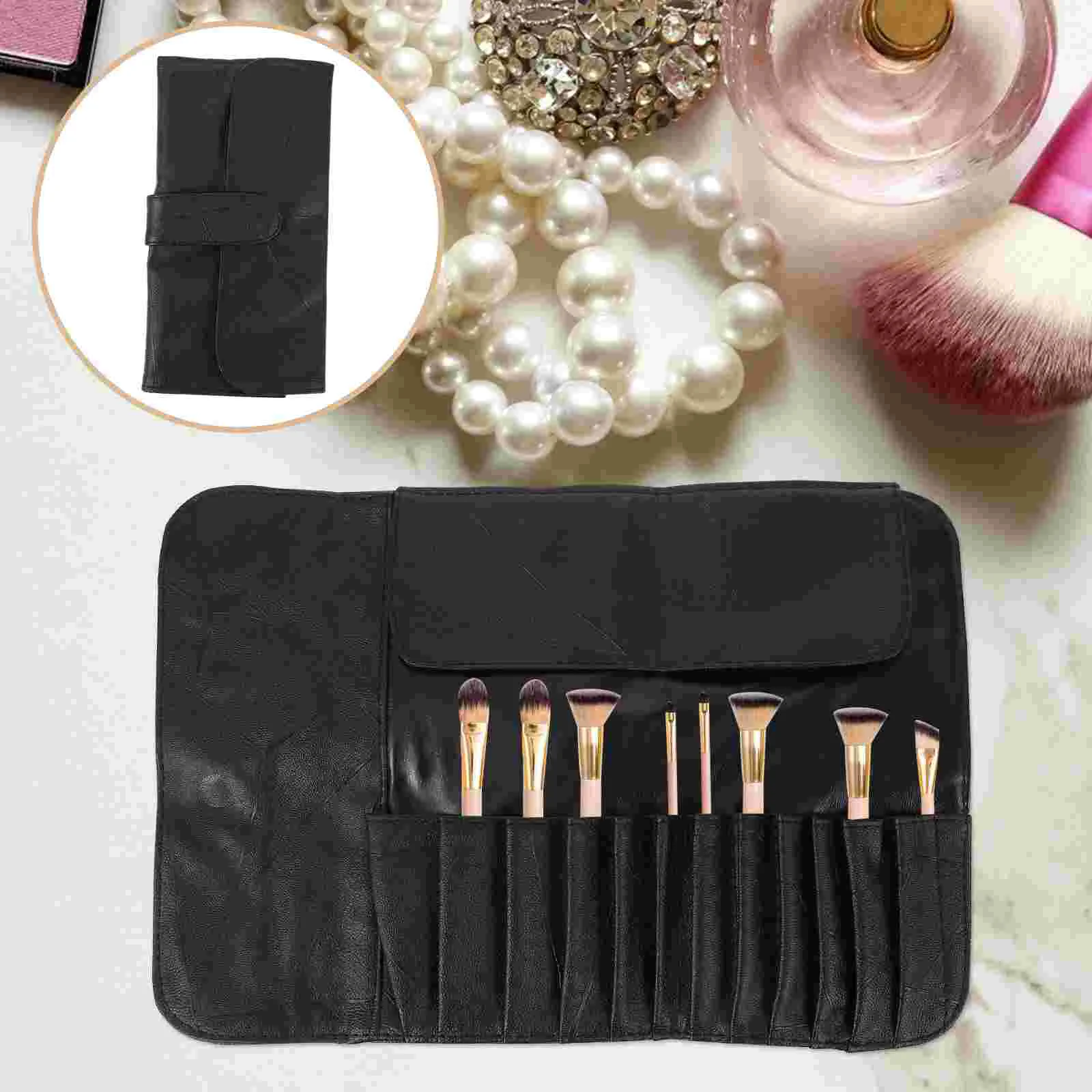 

Brush Holder Makeup Organizer Case Brush Rolling Case Brush Bag Roll Wrap Display Bags