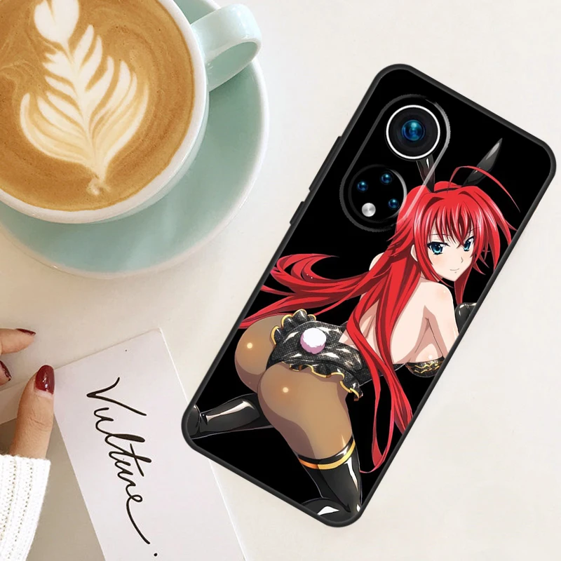 Чехол Rias Gremory для старшей школы DxD Honor 50 8X 9X 10i чехол Huawei P30 Lite P20 P40 P50 Pro Nova 5T |