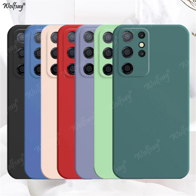 

For Samsung Galaxy S22 Ultra Case Silicone Plain Soft Rubber Protector Case For Samsung S22 Ultra Cover Galaxy S22 Ultra Case