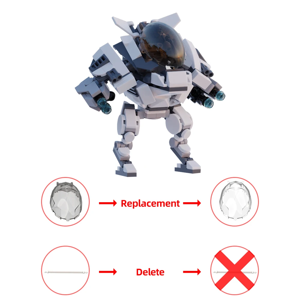 MOC Centauri Mk II тактический боевой механизм кирпичи модель здания механическая