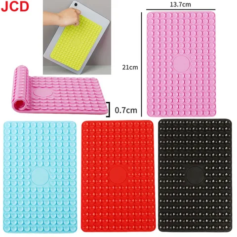 Силиконовая присоска, двухсторонняя для планшетного ПК, приспособление на присоске, клейкая силиконовая резиновая присоска для фиксации кронштейна