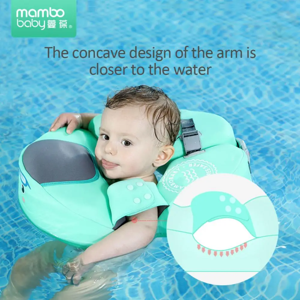 

Non-inflatable Baby Float Safe Kids Swimming Ring Childrens Pool Accessories Toys Swim Trainer Floater Adjustable Mambobaby