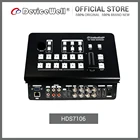 Мини-переключатель DeviceWell HDS7106 с 4 SDI 2 входами HDMI-совместимыми 6-канальными HD-видеопереключателями для ТВ мультипросмотра прямых трансляций