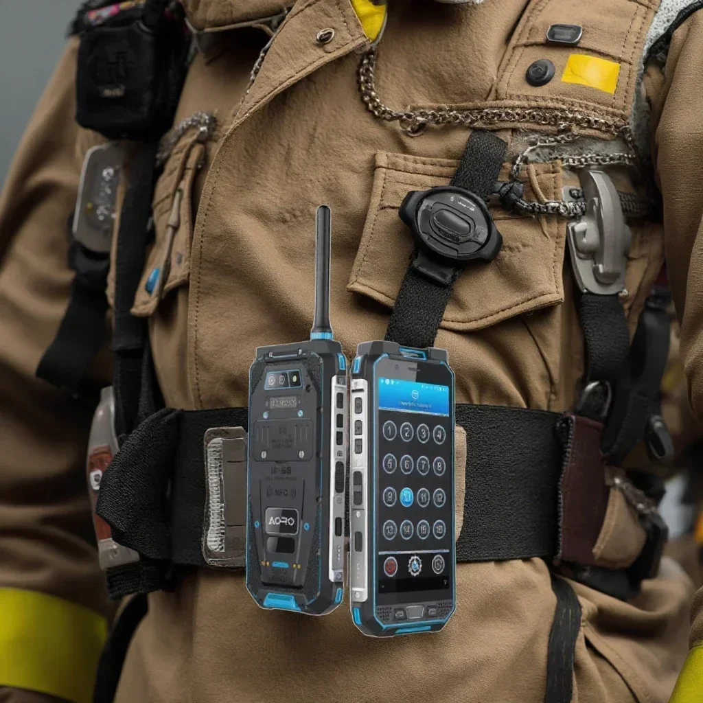 Фото Смартфон AORO M5 на Android 8.1, недорогой Android-телефон с поддержкой LTE DMR PPT+POC, двойной рацией и функцией Walkie Talkie, защищенный мобильный телефон №2