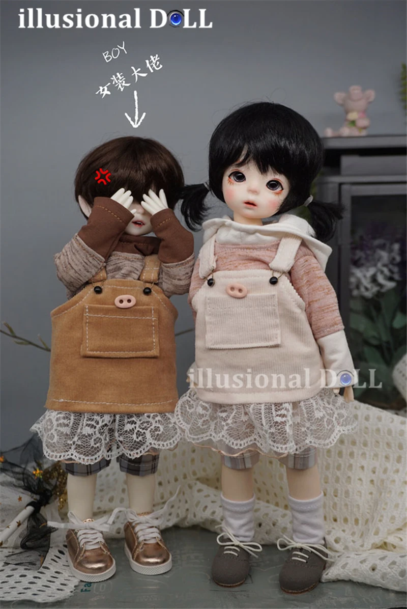 

Cute BJD suit 1/6 Slim bjd doll clothes for 1/6 BJD Doll Daily set