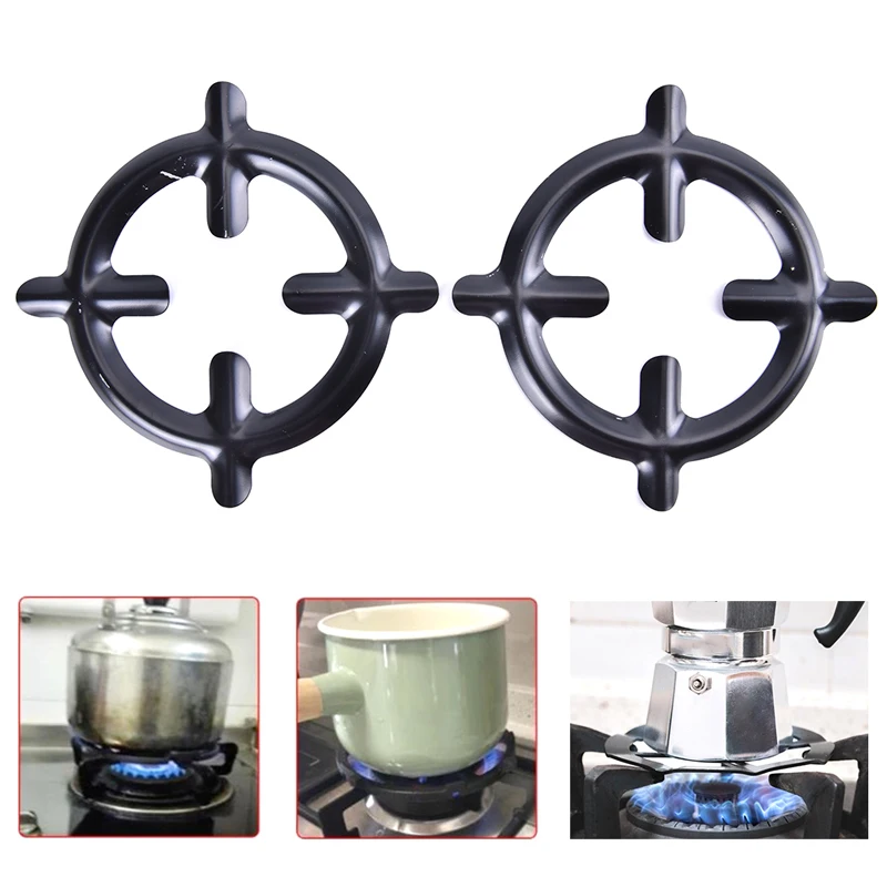

1pcs Iron Gas Cooker Stove Coffee Plate Moka Pot holder Reducer Ring Holder Durable Coffee Shelf Mocha Pot Special Gas Shelf