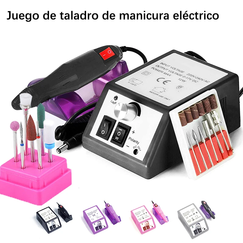 Professional Nail Sander Electric Manicure Set Manicure Tools Nail Drill Machine Gel Polisher Drill Pen Apparatus Gel Remove