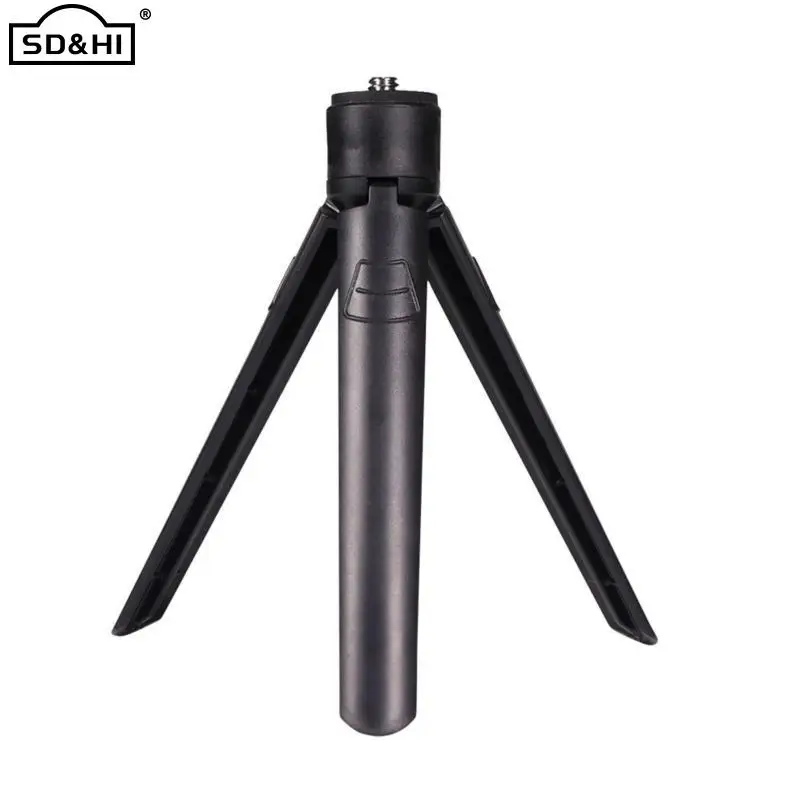 

1pc Mini Tripod Small Desktop Tabletop Simple Stand Foldable Hand Grip For Phone Camera Stabilizer Tiny Accessories