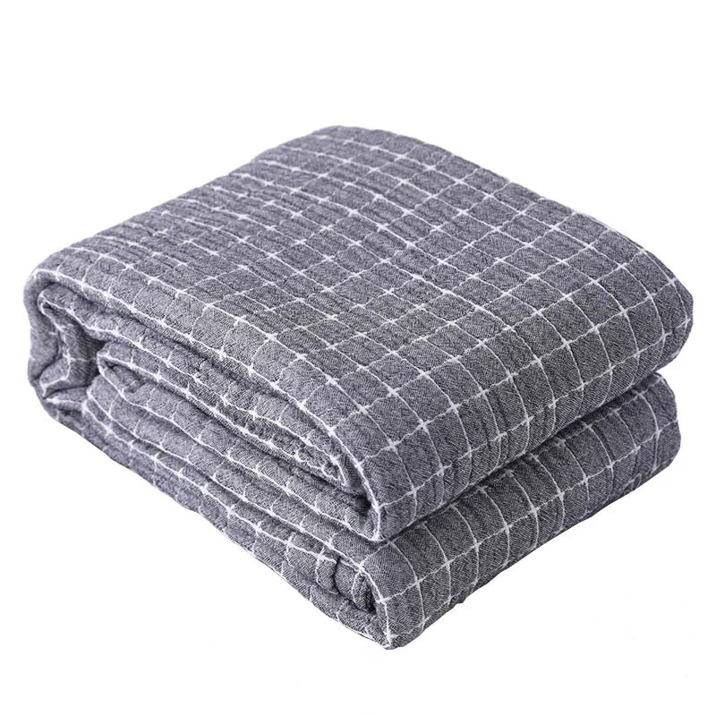

Summer Cotton Gauze Towel Muslin Blanket for Sofa Bed Nap Air-conditioning Quilt Women Wrap Throw Blankets for Car Office