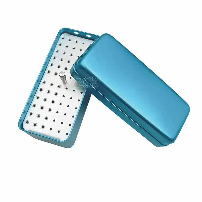 Фотобокс 72 отверстия автоклав стерилизатор чехол для Burs Endo алюминиевая коробка