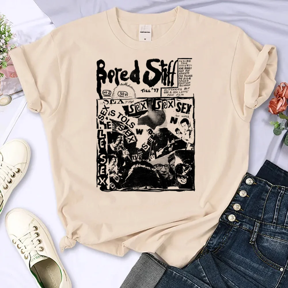 

Y2k Print tshirt women harajuku top girl designer anime funny clothes