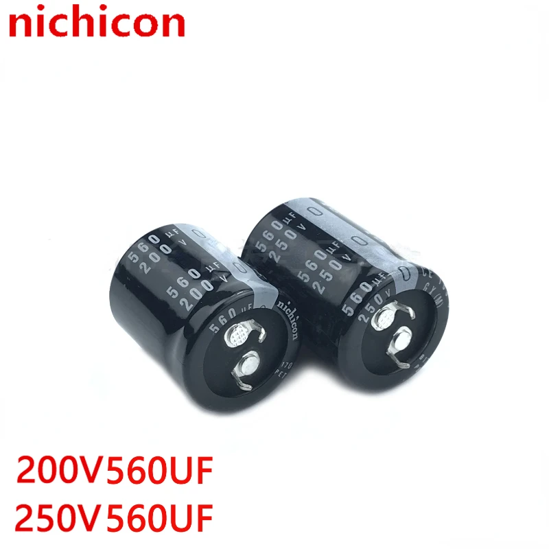 

（1pcs）560uf200v capacitor 250V560uf nichicon 22x30/35/40 25x30/35 30X25mm capacitors JP(Origin)